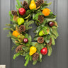 Oval Fruit Wreath for Thanksgiving and Christmas - TwoInspireYou