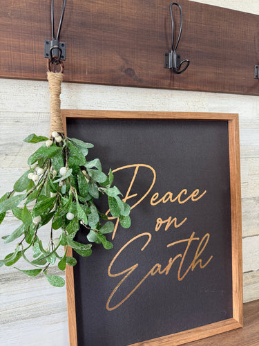 Classic Mistletoe Hanging Bundle – Faux Greenery with White Berries for Holiday Décor | - TwoInspireYou