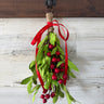 Buffalo Check Mistletoe Hanging Bundle – Rustic Farmhouse Christmas Décor | - TwoInspireYou