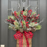 Let it Snow Front Door Christmas Basket - TwoInspireYou