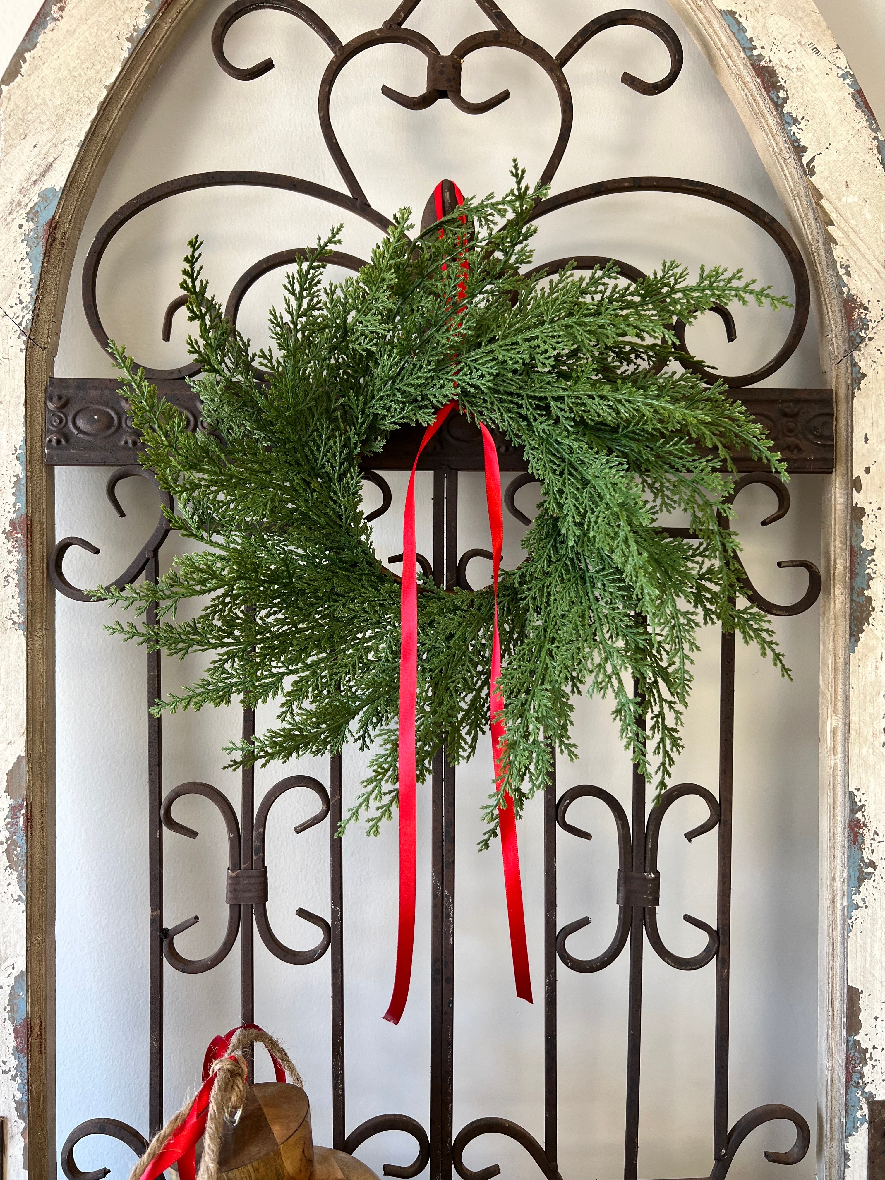 Evergreen Mini Wreath for Christmas