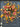 Fall Chrysanthemum Wreath with Autumn Leaves and Foliage