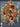 Autumn Berry & Floral Oval Wreath – Fall Door Decor with Orange & Red Accents