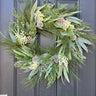 Winter Woodland Wreath with Cream Berries - TwoInspireYou