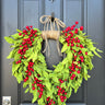 Heart of Holly Christmas Wreath - TwoInspireYou
