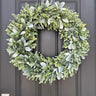 Lambs Ear and Eucalyptus Wreath - TwoInspireYou