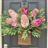 Cone Hydrangea Basket with Greenery - TwoInspireYou
