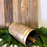 Old Fashioned Gold Christmas Cowbell - TwoInspireYou