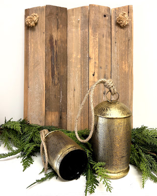 Vintage Bronze Christmas Bells - TwoInspireYou
