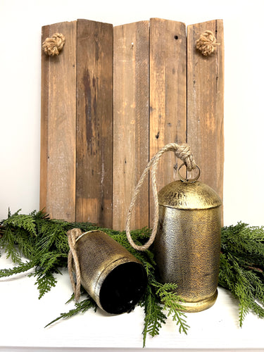 Vintage Bronze Christmas Bells - TwoInspireYou