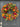 Autumn Pumpkin & Burgundy Floral Wreath