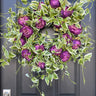 Purple Peony Wreath - TwoInspireYou