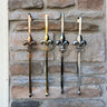 Metallic Fleur de Lis Wreath Hanger - TwoInspireYou