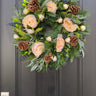 Blue Christmas Winter Wreath - TwoInspireYou