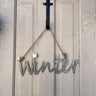 Winter Metal Sign for Christmas Decor - TwoInspireYou