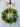 Mini Boxwood Window Wreath for Christmas