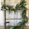 Frosted Magnolia Pine and Juniper Garland - TwoInspireYou