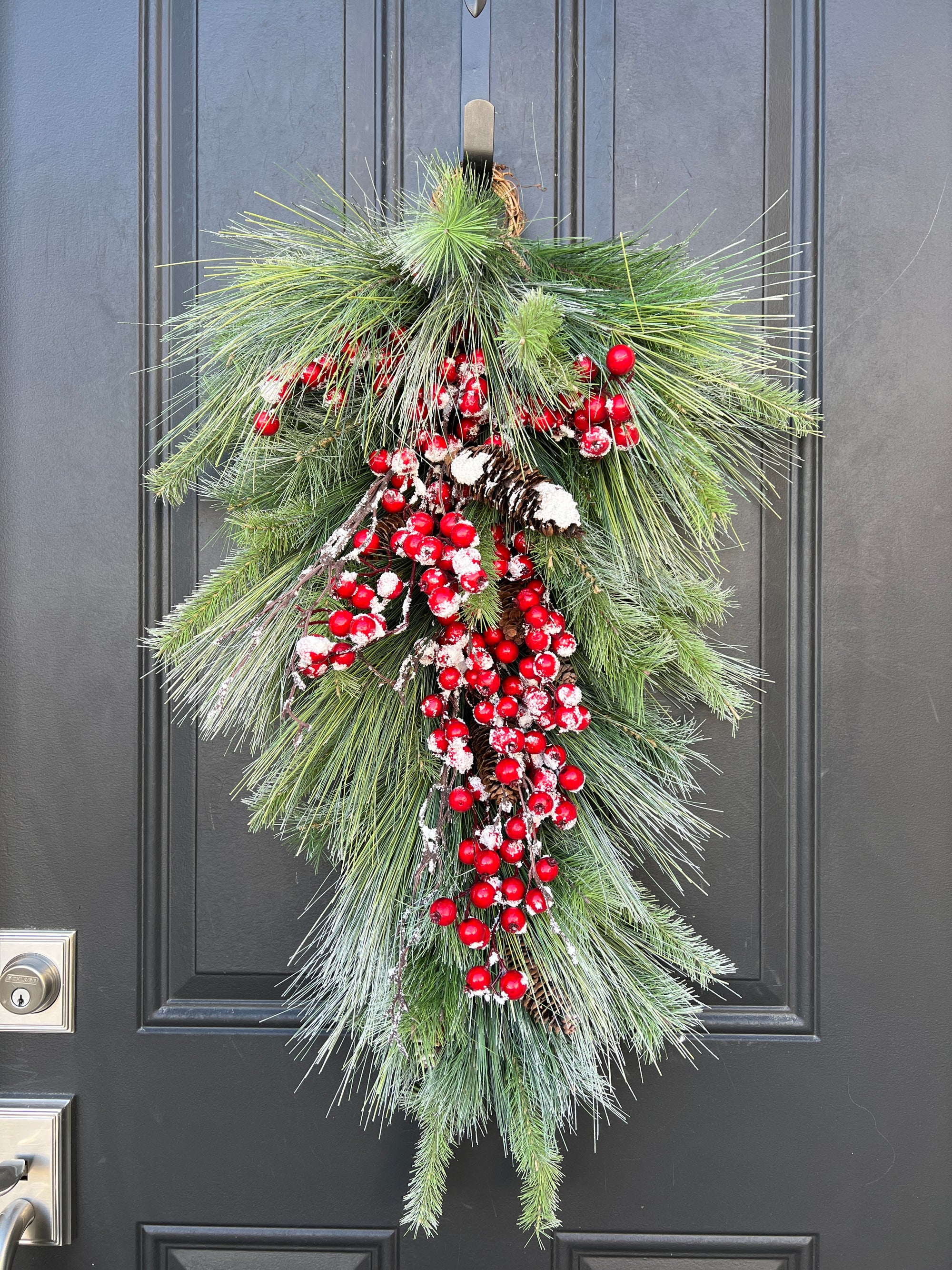 Christmas Winter Door Swag Wreath