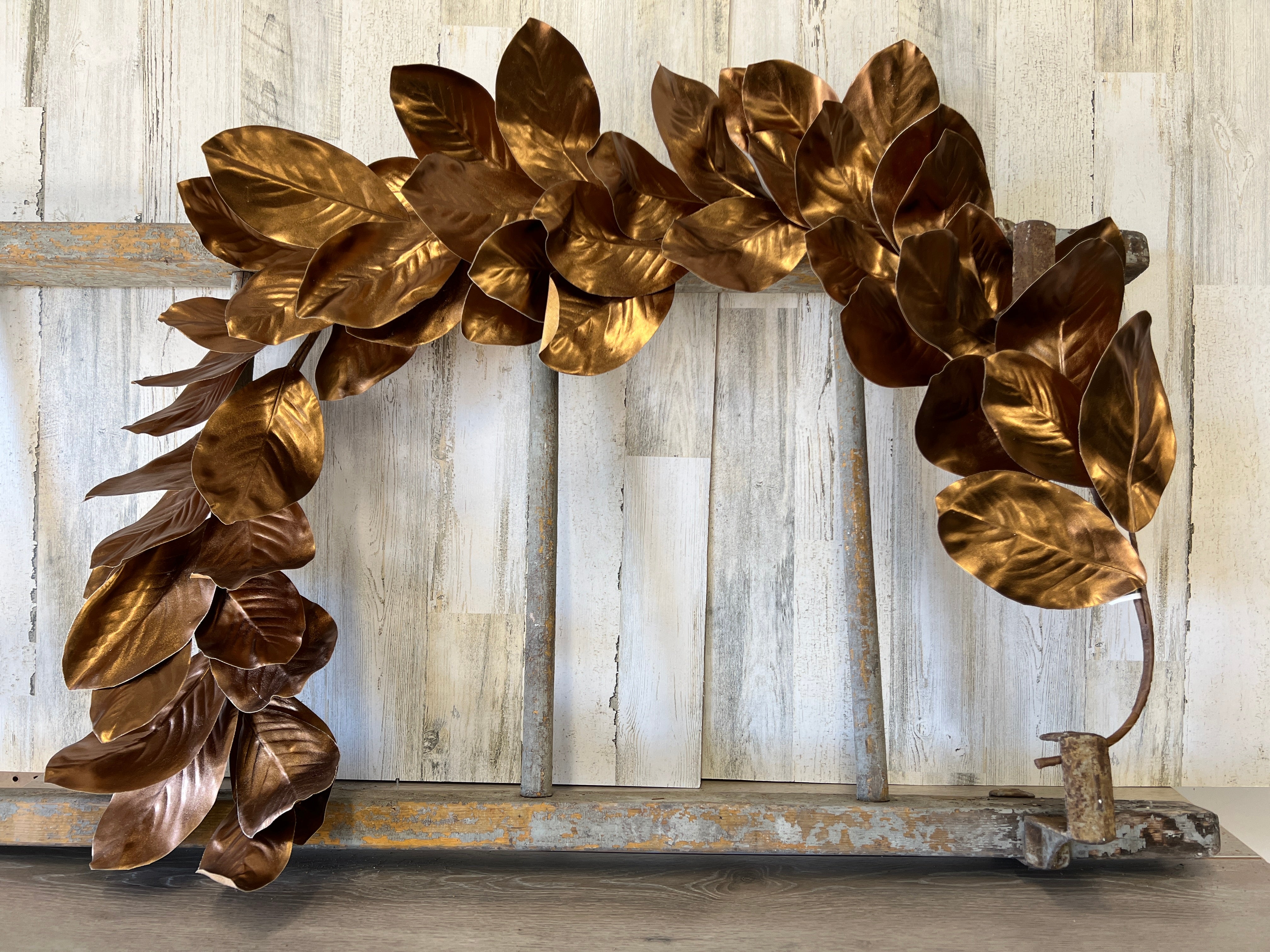 Stunning Metallic Gold Leaf Garland for Elegant Decor | Perfect for Events & Celebrations