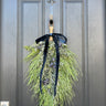 Nostalgic Blue Christmas Swag Wreath - TwoInspireYou