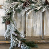 Snowy Pinecone Garland for Winter Decor - TwoInspireYou