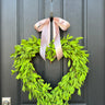 Valentine's Day Boxwood Heart Wreath - TwoInspireYou