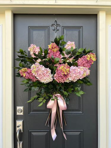 Cone Hydrangea Bouquet Wreath - TwoInspireYou
