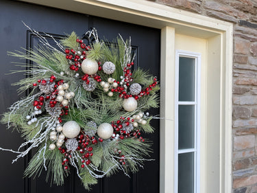 Whimsical Festive Christmas Wreath - TwoInspireYou
