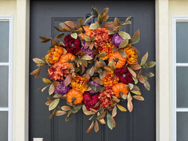 Harvesting the Fields - Front Door Wreath - TwoInspireYou