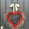 Cupid's Arrow Berry Heart Wreath - TwoInspireYou