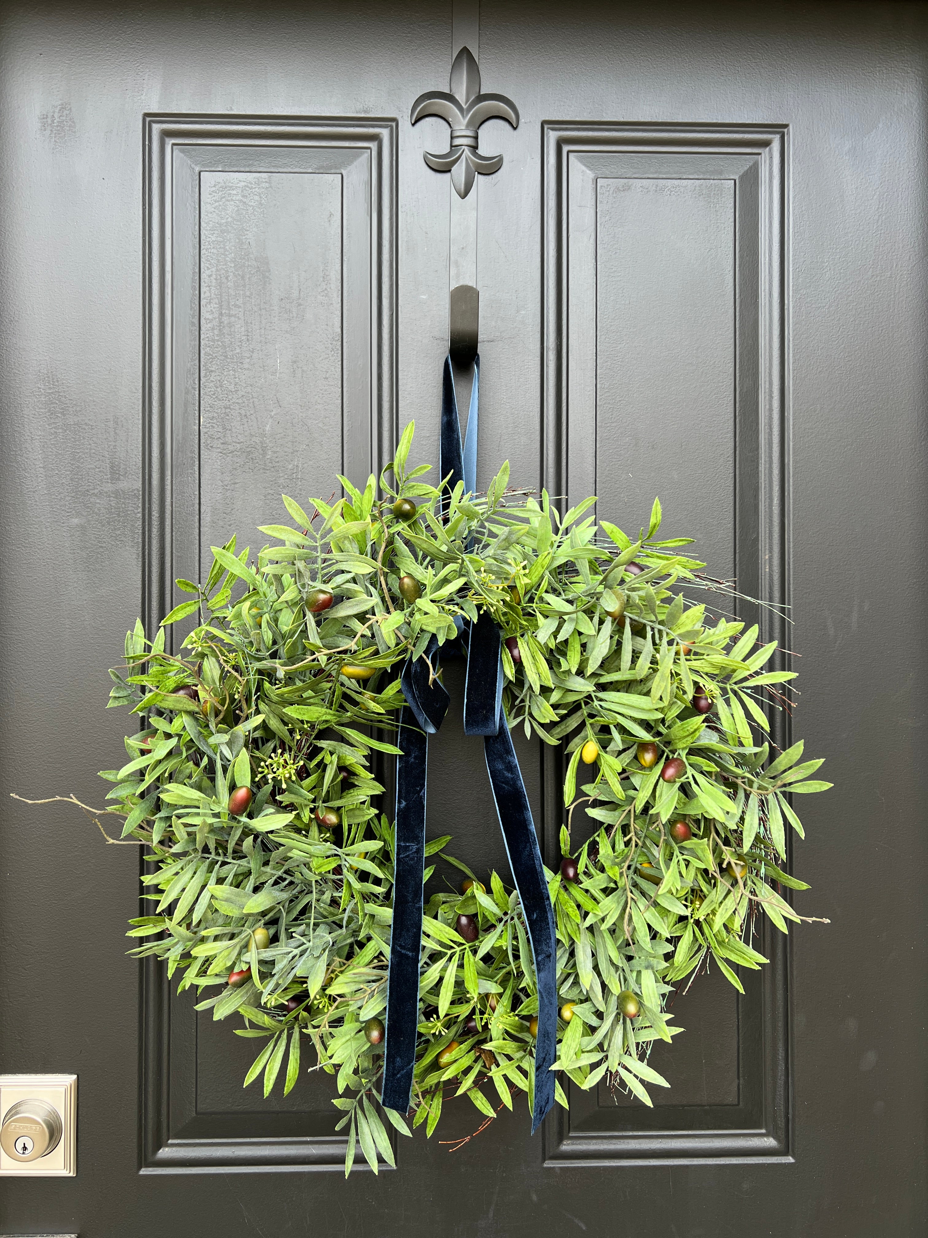 Mediterranean Olive Branch Wreath