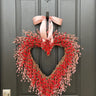 Romantic Valentine's Day Heart Wreath - TwoInspireYou