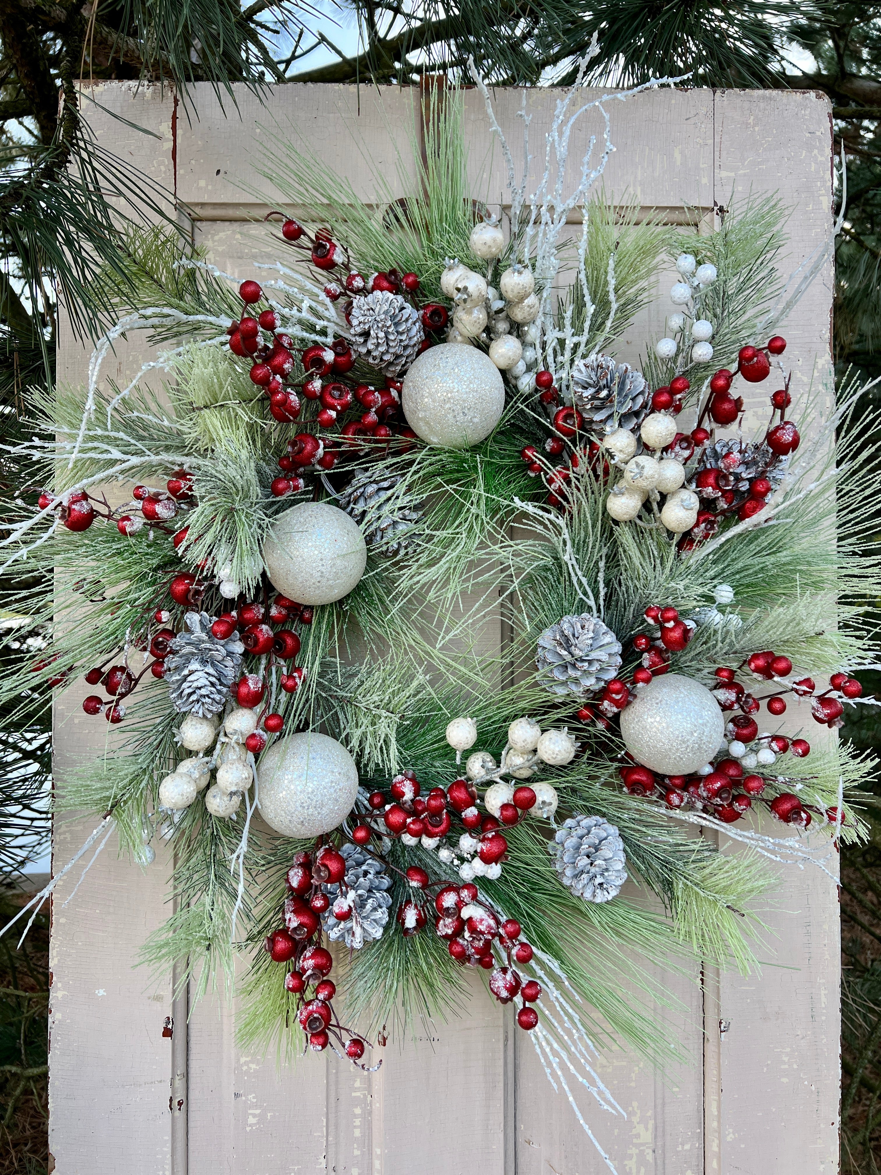 Whimsical Festive Christmas Wreath