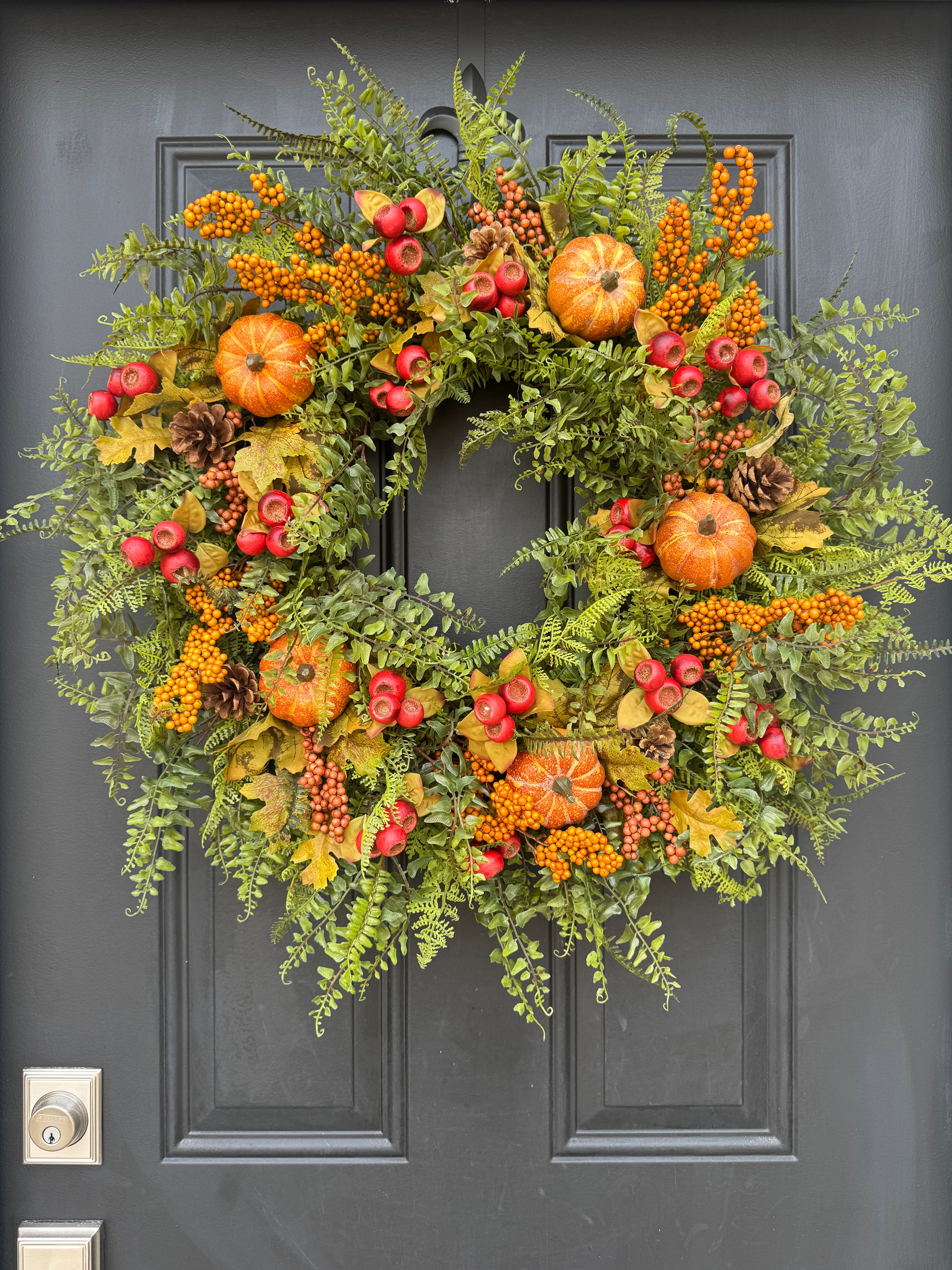 The Autumn Gatherings Wreath - TwoInspireYou