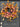 Orange & Red Autumn Leaves Wreath – Rustic Autumn Grapevine Door Decoration