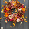 Autumn Hydrangea & Peony Wreath – Harvest Door Decoration - TwoInspireYou