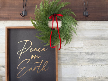 Evergreen Mini Wreath for Christmas | - TwoInspireYou