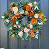 Year Round Peony Wreath with Blueberries - TwoInspireYou