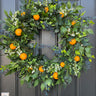 Spring Orchard Oranges & Blueberries Wreath - TwoInspireYou