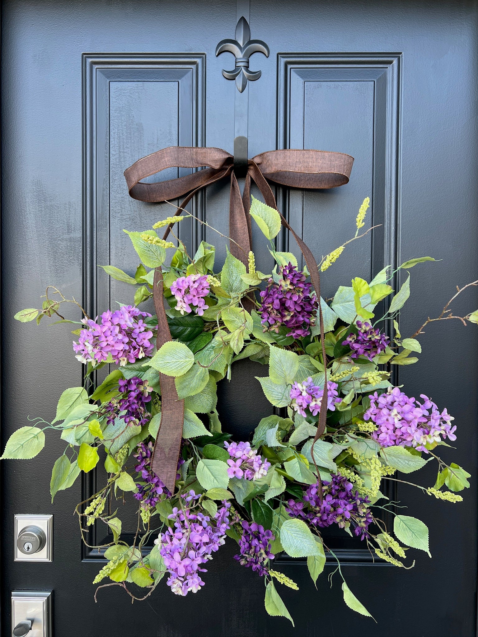 Wild Lilac Spring Wreath