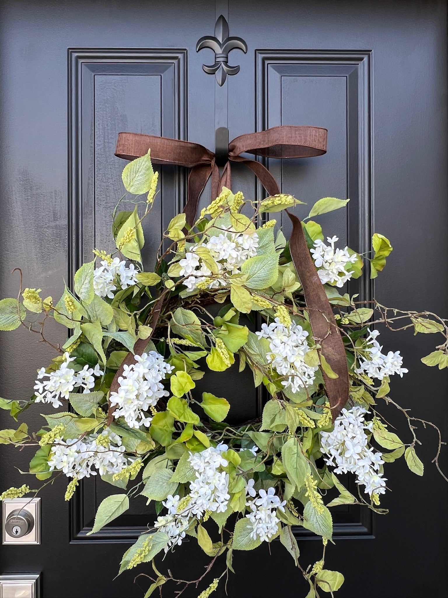 Spring Meadow Lilac Wreath