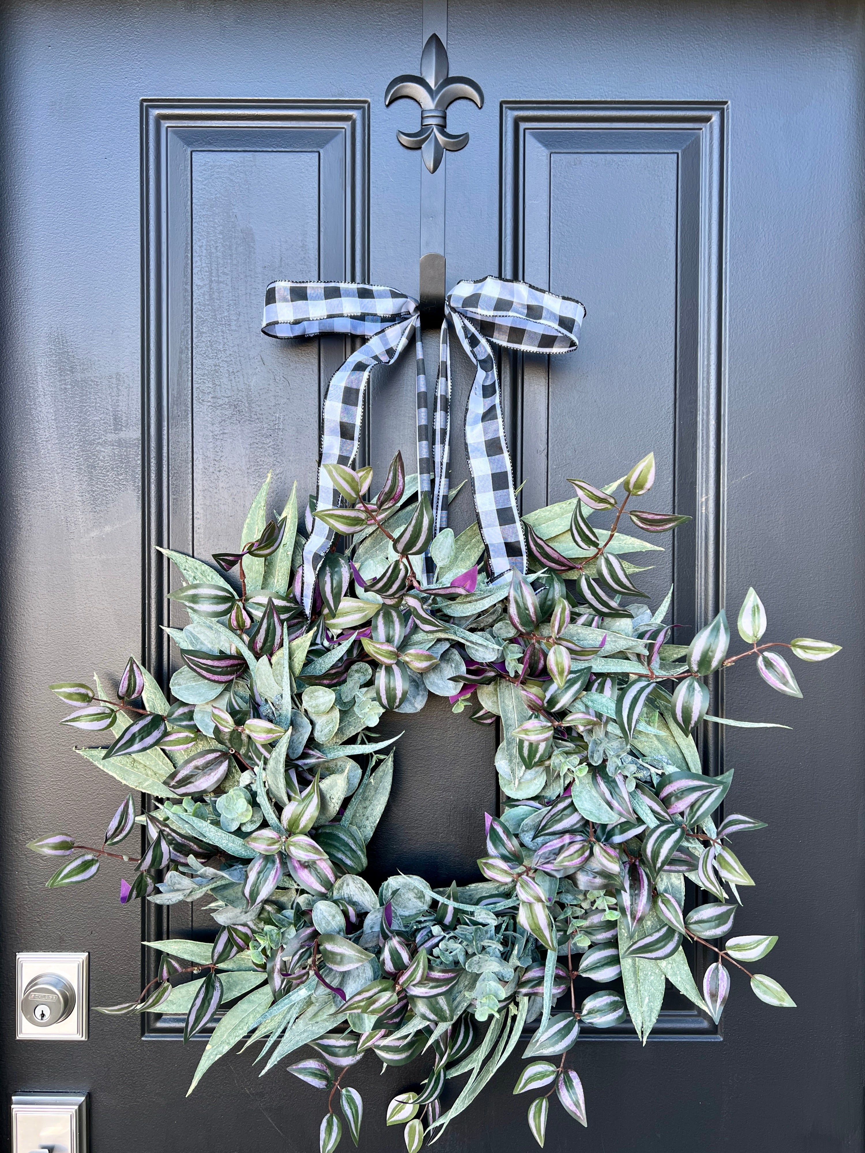 Spring Eucalyptus and Wandering Vine Wreath