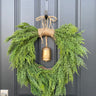 Unique Juniper Wreath with Bell 
