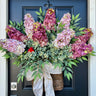 Rich Razzleberry Cone Hydrangea Wreath - TwoInspireYou