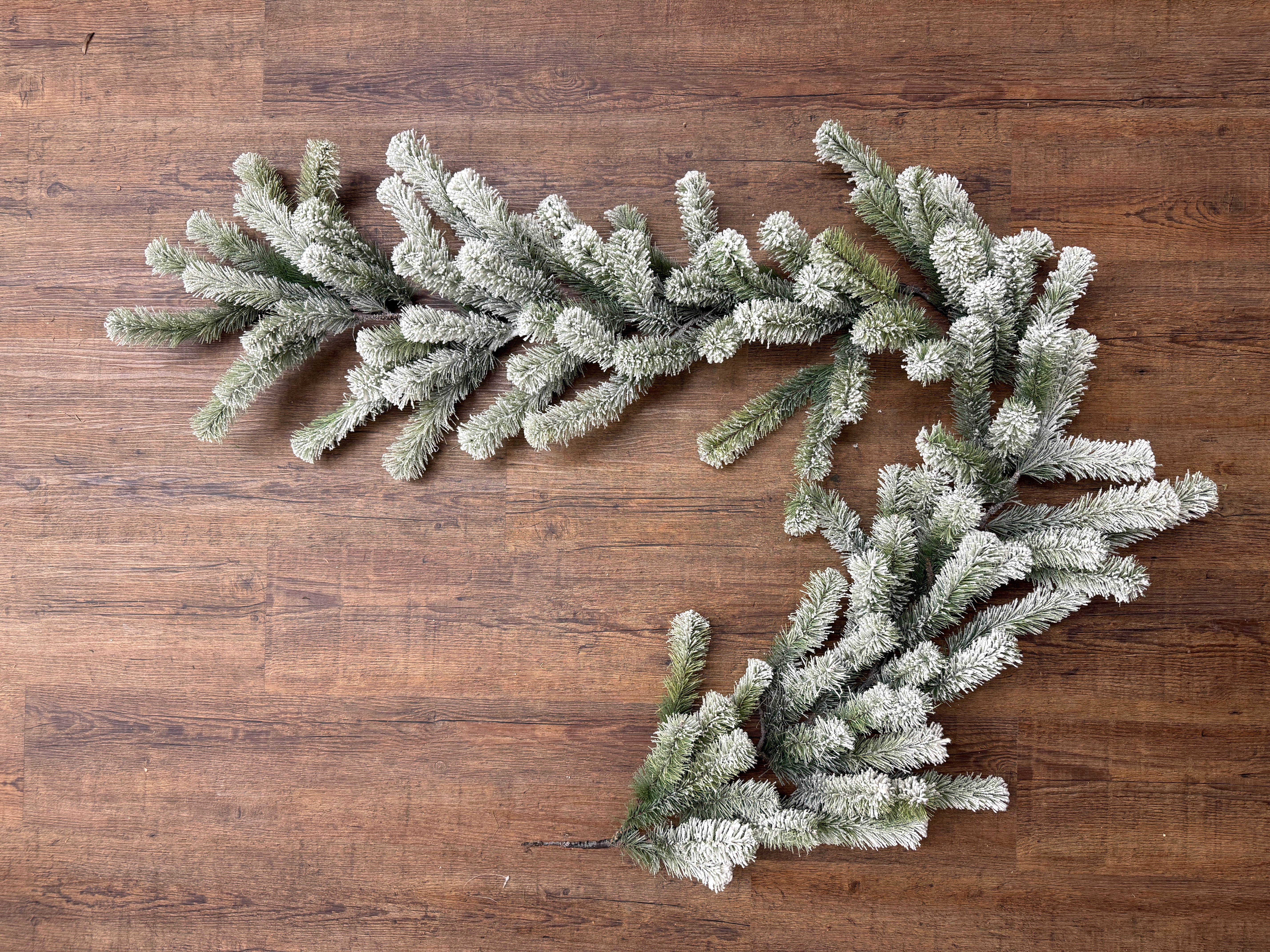 Frosted Jack Pine Winter Garland