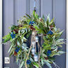 Winter Greenery Wreath with Removable Silver Bells - TwoInspireYou