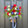 Patriotic Poppy Flower Arrangement - TwoInspireYou