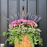 Lavender Garden Basket Wreath - TwoInspireYou