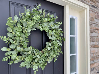 Eucalyptus Wreath - Everyday Greenery Door Decor - TwoInspireYou