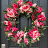 Pink Peony Summer Wreath for Front Door - TwoInspireYou